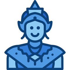 dancer two tone icon