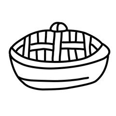 cake birthday food dessert party icons set vector