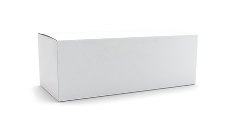 Blank Box on White Background