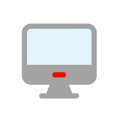 monitor flat icon