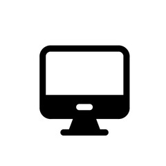 monitor glyph icon
