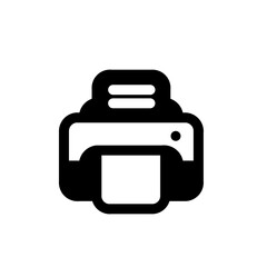 printer glyph icon