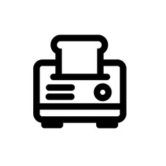 toaster line icon