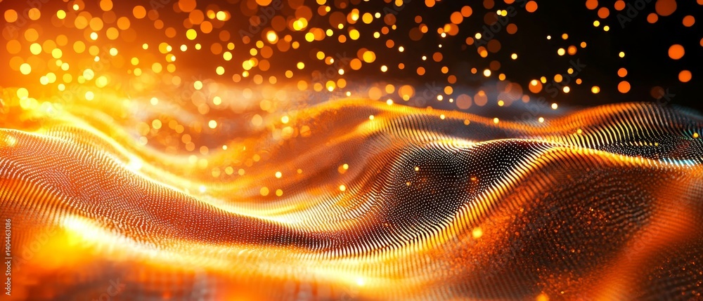 Poster the art of light: merging scientific patterns with creative expression