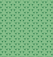 Seamless wicker pattern, Abstract textured background. Vector Illustration consisting of 3 fiber weaving. Brown colors. Geometric