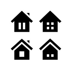 Houses icons set. Real estate. Web home icon for apps and websites. Collection home icons. House symbol. Set of Houses Icons or symbols Vector fully editable file.