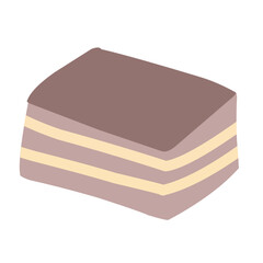 Collection of flat icons of dessert, cake illustrations