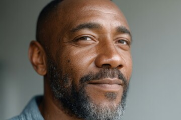 Obraz premium father of any race age or gender stands with blurred background on father day