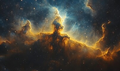 Obraz premium Sci-fi vision of Mars human colony with advanced habitat structures, space rover, and explorers on the red planet under bright extraterrestrial daylight 