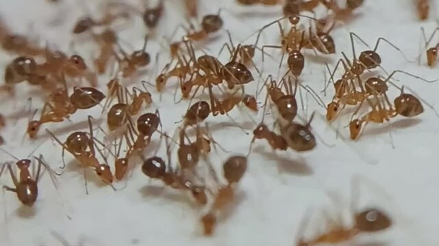 ants on the ground