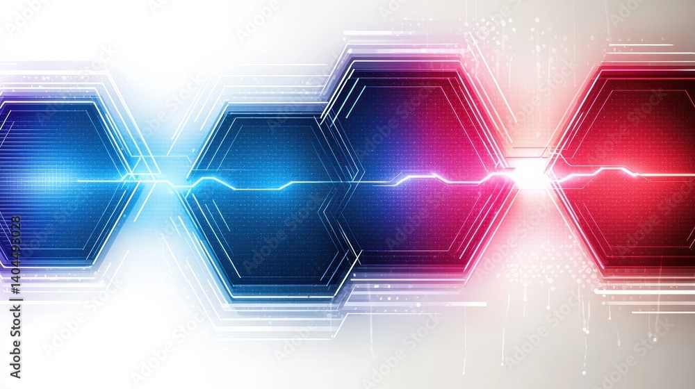 Aufkleber dynamic energy wave graphic digital art abstract background high-tech environment futuristic viewpoi