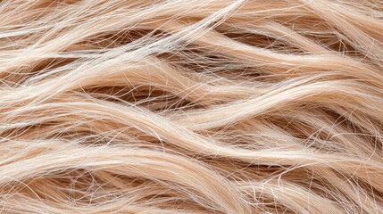 Fototapeta premium Detailed Close-Up of Soft Sandy Blonde Hair Texture for Creative Projects and Design Inspiration