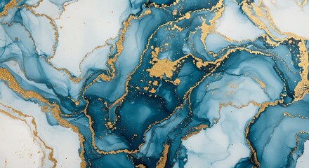 Fototapeta premium Azure Majesty AI Generated