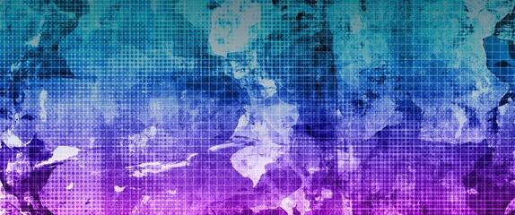 textured purple and green abstract background 