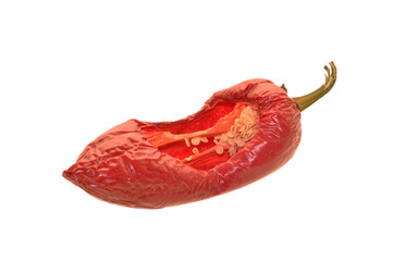 bell pepper isolated on white background