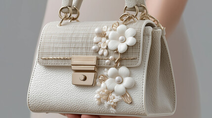 Handbag with charms