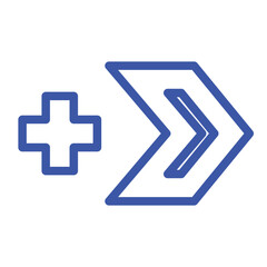 Fototapeta premium right arrow icon