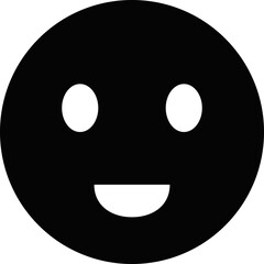 Rounded Filled Happy Icon