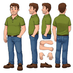 two young men standing together