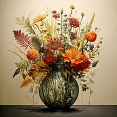 flowers in vase