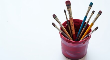 Crimson Canvas Companions AI Generated