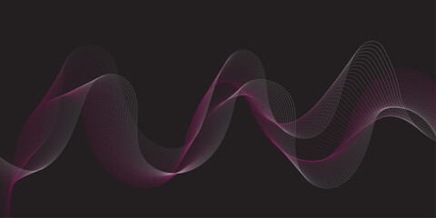 Fototapeta premium abstract blue background with waves