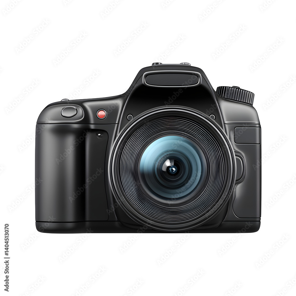 Poster • digital camera front view isolated on transparent background