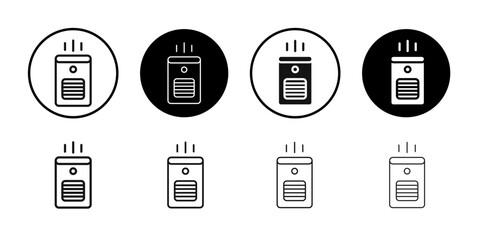 Humidifier Flat simple outline set