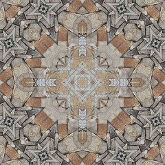Seamless square pattern. Abstract texture background.