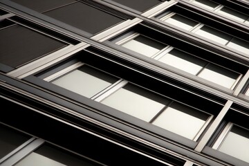 Obraz premium close-up of urban from city building facade