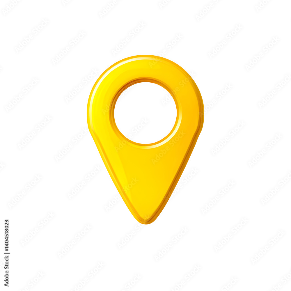 Poster • navigation pointer icon isolated on transparent background