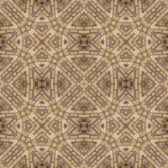 Seamless abstract pattern. Symmetrical texture. Kaleidoscope