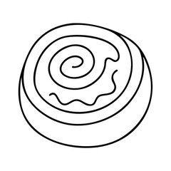 A Delicious Swirl Pastry Sweet Treat Baked Good Cinnamon Roll