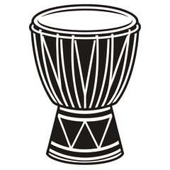 Clean Black World Music Day Vector Icon