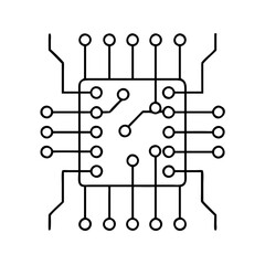 Microchip Circuit Board Technology Digital Electronics Integrated Circuit Computer Hardware Microprocessor System Engineering Design Innovation