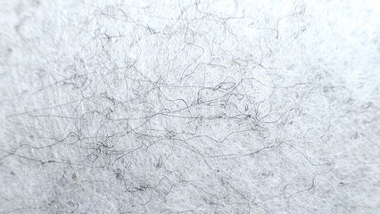 Abstract image of tangled grey hairs on a light grey background.  Perfect for texture backgrounds or design elements.