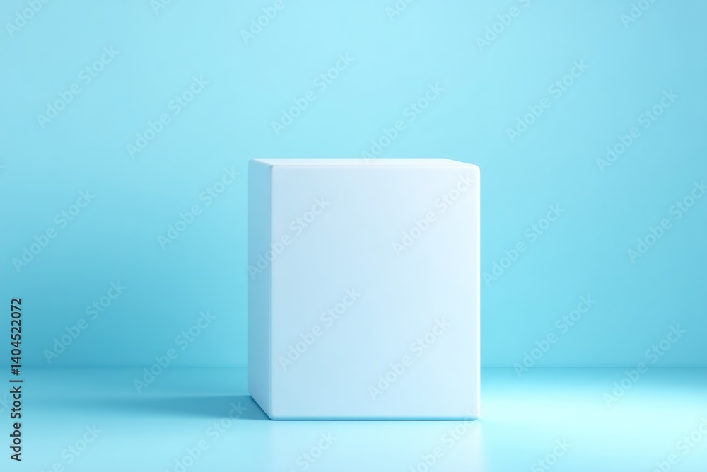 Poster minimalistic 3d illustration of empty podium designed explicitly to showcase beverages perfect for a