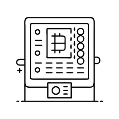 A Hand Drawn Illustration of a Futuristic Technological Device with a Complex User Interface