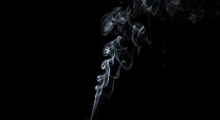 Smoke on dark background