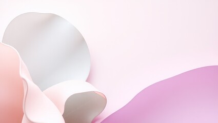 Abstract Botanical Design, Unique Aesthetic, Copy Space