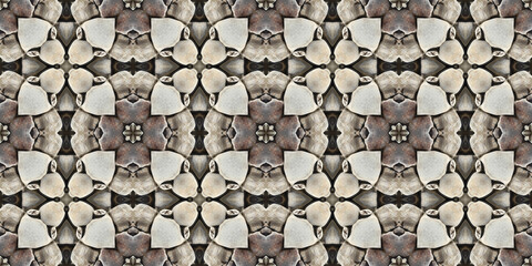 Seamless pattern banner. Abstract texture background.