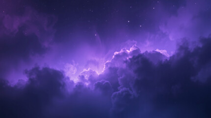 Fototapeta premium Swirling energy fields in space form ethereal nebula shapes, surrounded by quiet starlight.