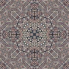 Seamless square pattern. Abstract texture background.