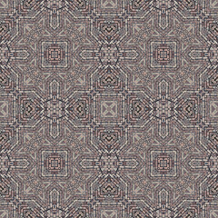 Seamless abstract pattern. Symmetrical texture. Kaleidoscope