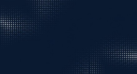 Obraz premium Abstract dark background with circular halftone dot pattern