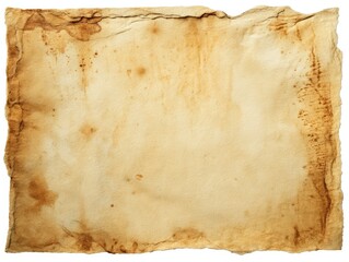 This rustic backdrop features the textured surface of an aged paper with visible signs of time and use, like faded ink stains and  a vintage paper texture.