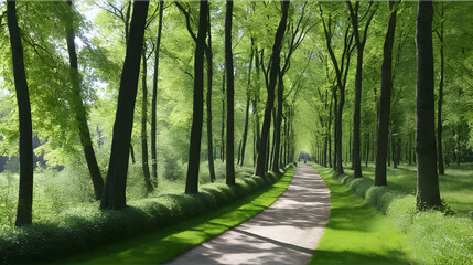 Fototapeta premium Promenade dans les bois