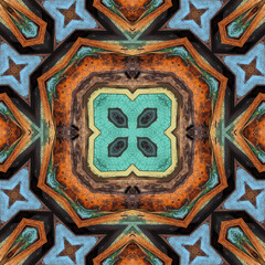 Seamless square pattern. Abstract texture background.