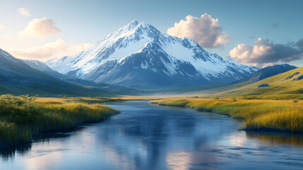 lake in the mountains