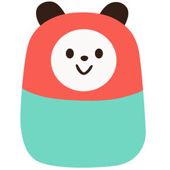 Flat illustration of a colorful school backpack with zipper pocket. Perfect for education, student life, travel, or back-to-school themes in design and creative projects.